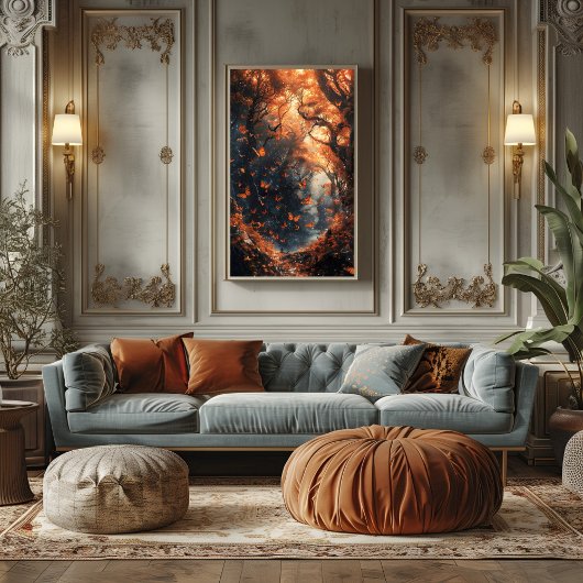 Bosque Encantado: Maravilla de Mariposas Bicolor ポスター