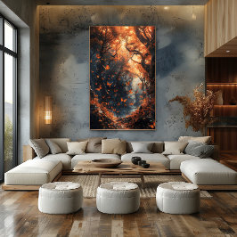 Bosque Encantado: Maravilla de Mariposas Bicolor ポスター