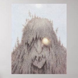 Bosque Troll. Theodor Kittelsen ポスター