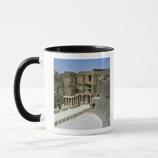 Bosra、シリアのローマの劇場 マグカップ (左)