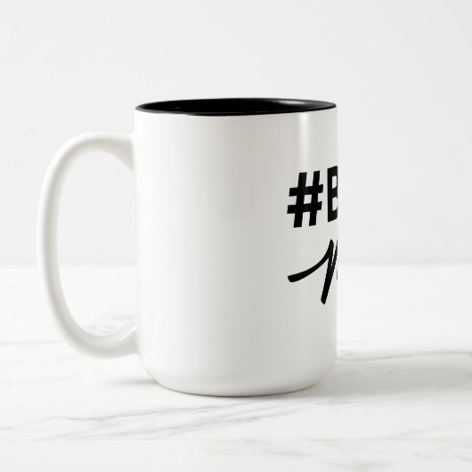 #Bossのお母さんのマグ。 ボスのお母さん。 それらを示して下さいボスである ツートーンマグカップ (左)