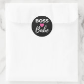 Boss Babe ラウンドシール (バッグ)