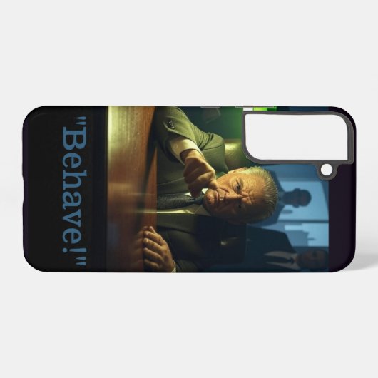 Boss behave Samsung S22 Plus phone case Samsung Galaxyケース (裏面横)