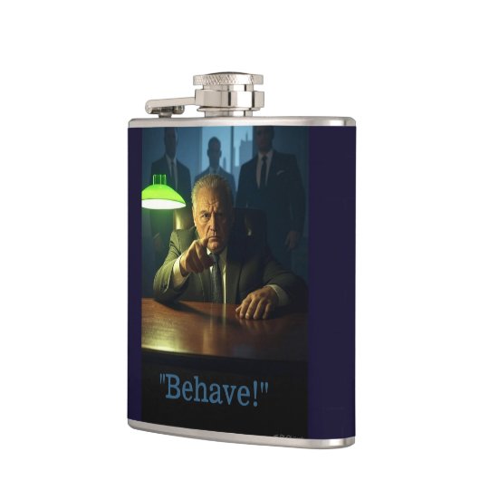 Boss behave wrapped flask フラスク (左)
