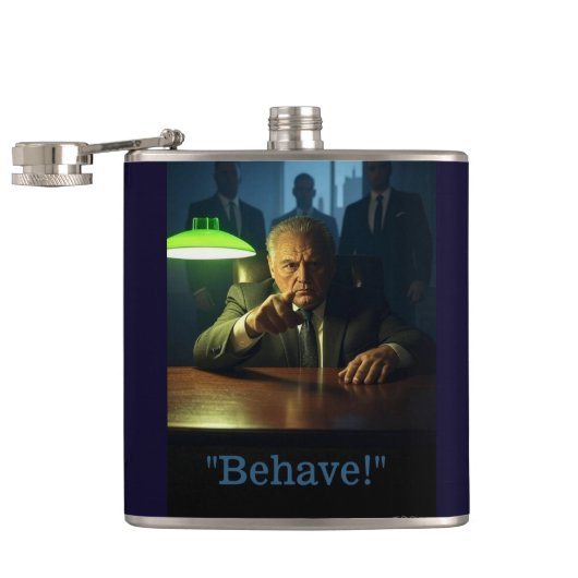 Boss behave wrapped flask フラスク (オープン)