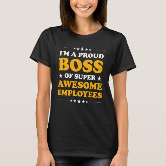 Boss Day Employee Appreciation Office Men's & Wome Tシャツ (正面)
