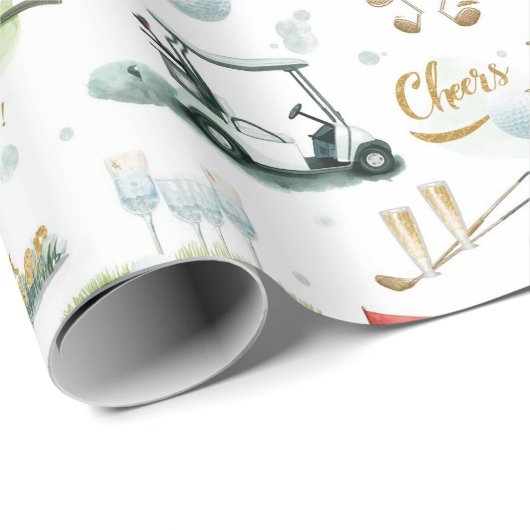 Boss Day for golfer  ラッピングペーパー (ロールコーナー)