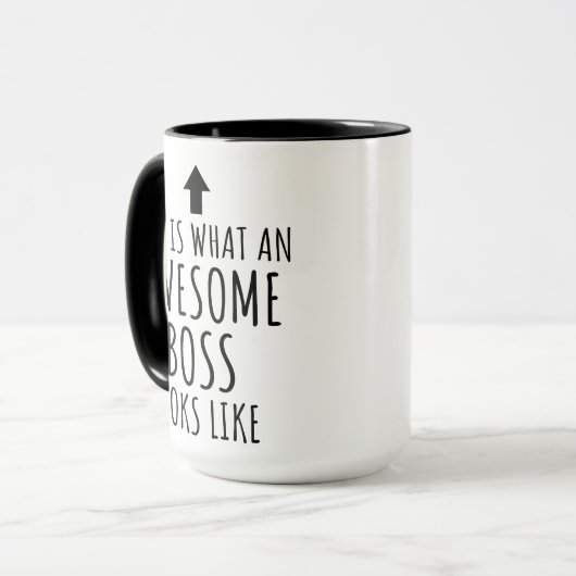 Boss Gift, This Is What an Awesome Boss Looks Like マグカップ (正面左)