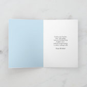 Boss Happy February Irises Birthday Cake カード (内部)