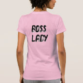BOSS LADY - (表と裏) Tシャツ (裏面)