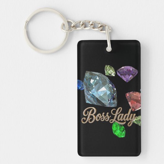 Boss Lady Acrylic Keychain キーホルダー (正面)