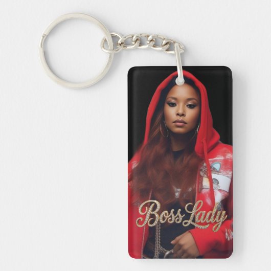 Boss Lady Acrylic Keychain キーホルダー (正面)