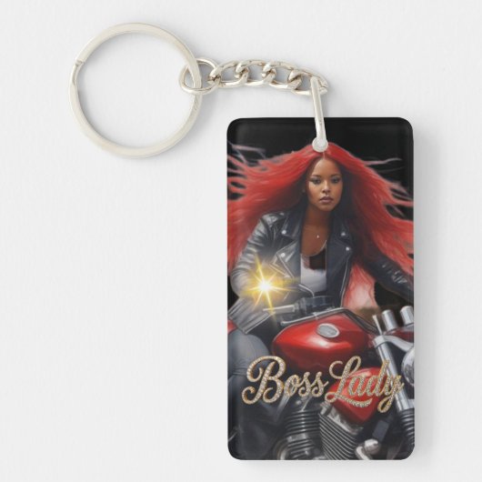 Boss Lady Acrylic Keychain キーホルダー (正面)
