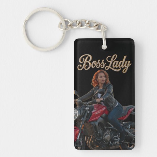 Boss Lady Acrylic Keychain キーホルダー (正面)