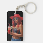 Boss Lady Acrylic Keychain キーホルダー (裏面)