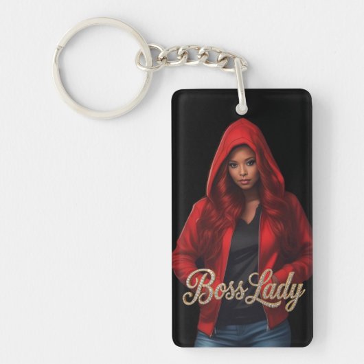 Boss Lady Acrylic Keychain キーホルダー (正面)