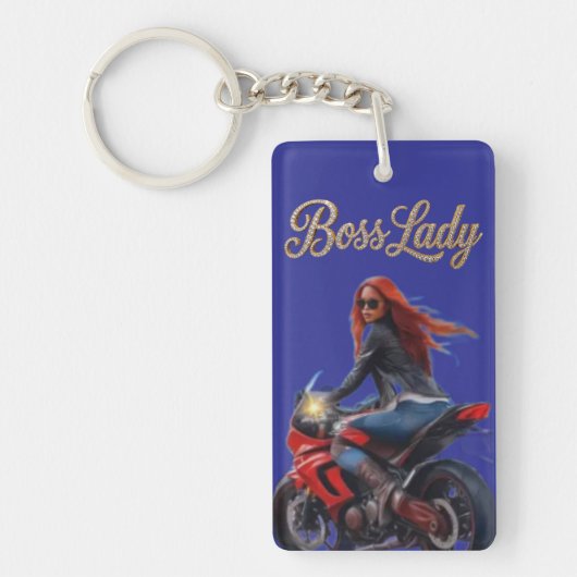 Boss Lady Acrylic Keychain キーホルダー (正面)