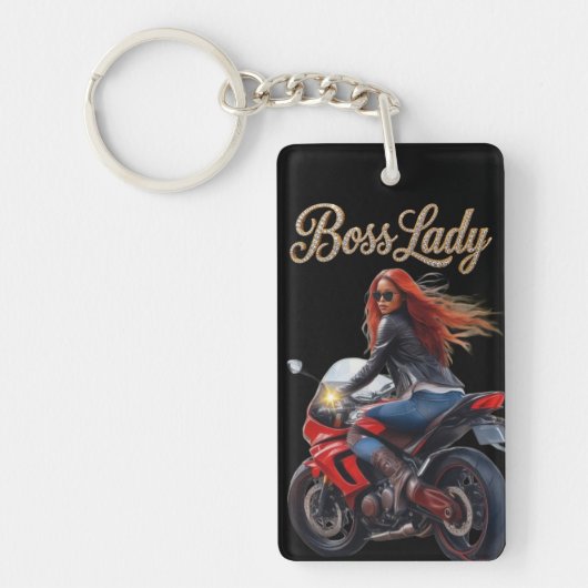 Boss Lady Acrylic Keychain キーホルダー (正面)