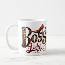 Boss Lady Christmas Mug – Holiday Heels Edition コーヒーマグカップ