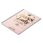 Boss Lady Energy Notebook ノートブック (左側)