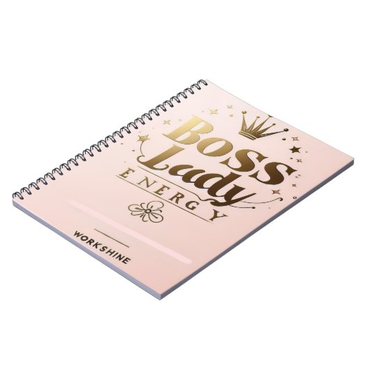Boss Lady Energy Notebook ノートブック (左側)
