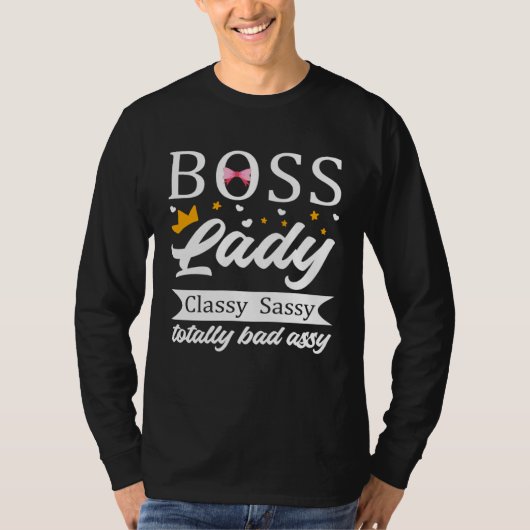 Boss Lady Happy National Bosses Day Appreciation F Tシャツ (正面)