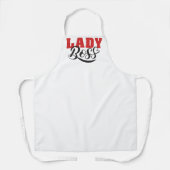 Boss Lady Mindset – Powerful Women Quote Design エプロン (正面)