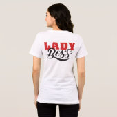 Boss Lady Mindset – Powerful Women Quote Design トライブレンドＴシャツ (裏面全面)