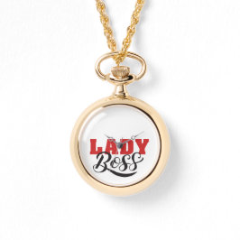 Boss Lady Mindset – Powerful Women Quote Design 腕時計