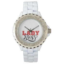 Boss Lady Mindset – Powerful Women Quote Design 腕時計