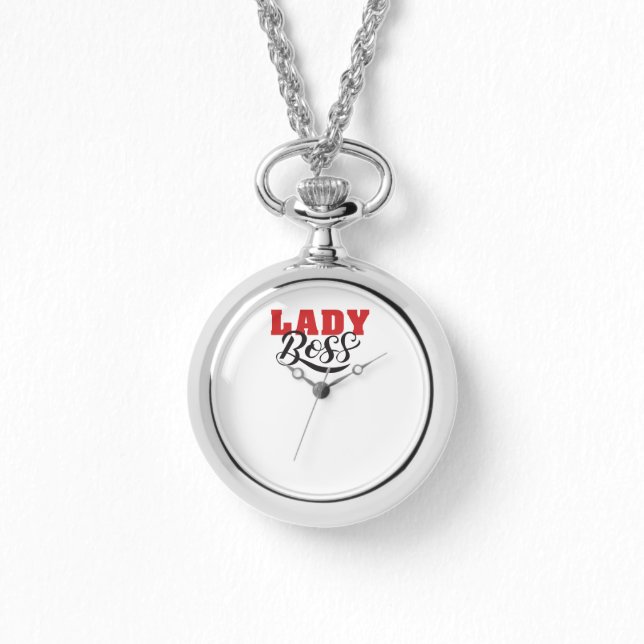 Boss Lady Mindset – Powerful Women Quote Design 腕時計 (正面)