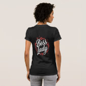 Boss Lady National Boss Day Design Tシャツ (裏面フル)
