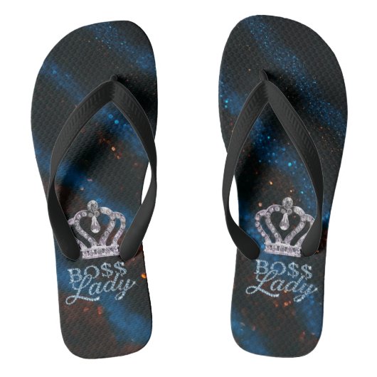 Boss Lady Pair of Flip Flops ビーチサンダル (フットベッド)