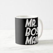 Boss Man Funny Male氏のコーヒー・マグのギフト コーヒーマグカップ (正面右)