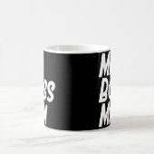 Boss Man Funny Male氏のコーヒー・マグのギフト コーヒーマグカップ (中央)