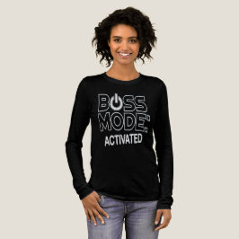 Boss Mode Activated National Boss Day トライブレンドTシャツ