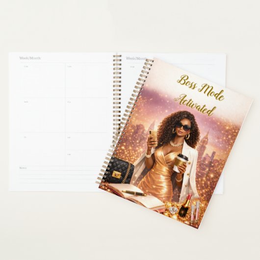 Boss Mode Activated Planner プランナー手帳 (ディスプレー)