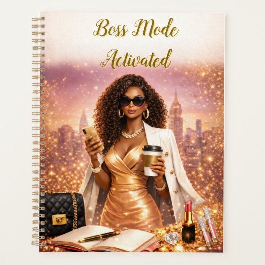 Boss Mode Activated Planner プランナー手帳 (正面)