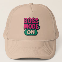 Boss Mode On Hat – Motivational Cap for Entreprene キャップ
