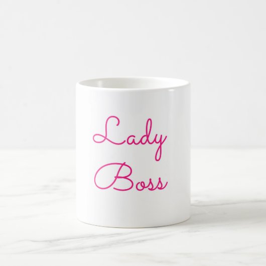 Boss Mug女性 コーヒーマグカップ (中央)