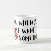 Boss Mug For When You Just Want To Burn Something コーヒーマグカップ (中央)