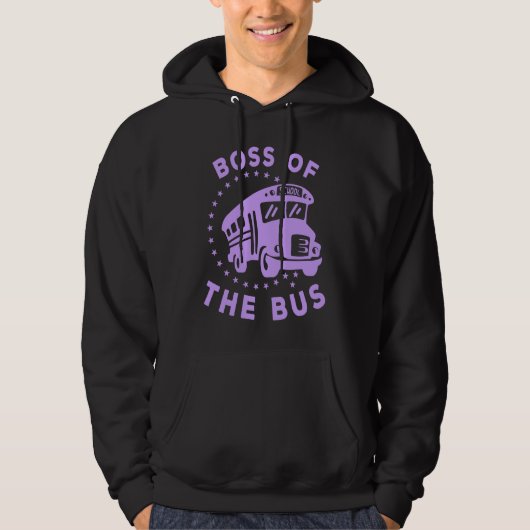 Boss of the Bus School Bus Driver パーカ (正面)