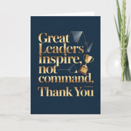 Boss or Mentor Thank You Card カード