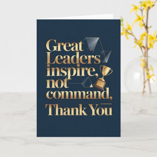 Boss or Mentor Thank You Card カード (黄色い花)