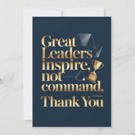 Boss or Mentor Thank You Card サンキューカード