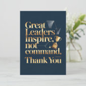Boss or Mentor Thank You Card サンキューカード (スタンド正面)