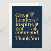 Boss or Mentor Thank You Card サンキューカード (正面/裏面)