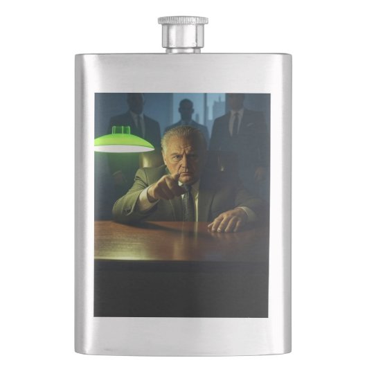 Boss stainless steel flask フラスク (正面)