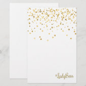 Boss Stationary女性 便箋 (正面/裏面)