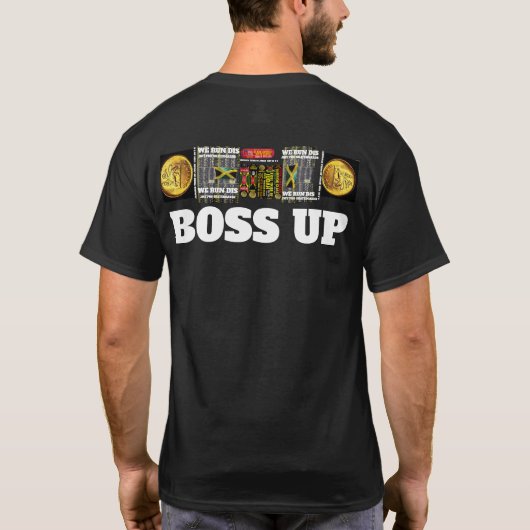 BOSS UP Tシャツ (裏面)